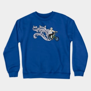 ride around town on my low rider bicycle Crewneck Sweatshirt